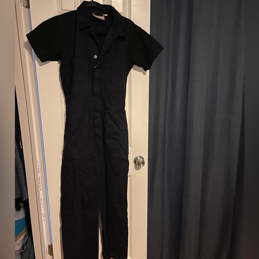 Big Bud Press Black short sleeve jumpsuit